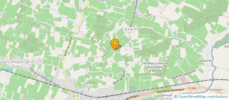 localisation de l'entreprise MONSIEUR WILLIAM CURTY  CASTILLON-LA-BATAILLE