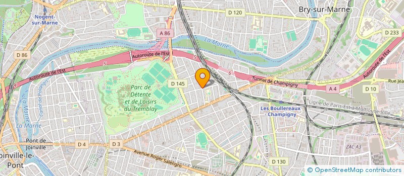 localisation de l'entreprise MONSIEUR WILLIAM CYSIQUE  CHAMPIGNY-SUR-MARNE