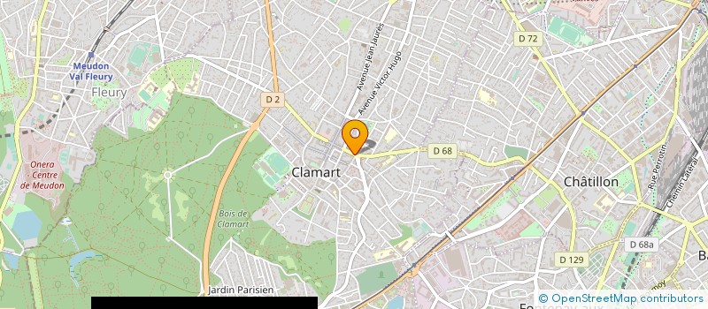 localisation de l'entreprise MONSIEUR WILLIAM DABI à CLAMART