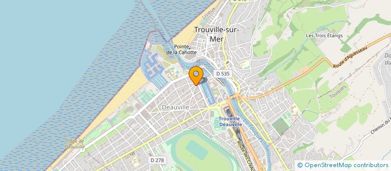 localisation de l'entreprise MONSIEUR WILLIAM DAHAN à DEAUVILLE