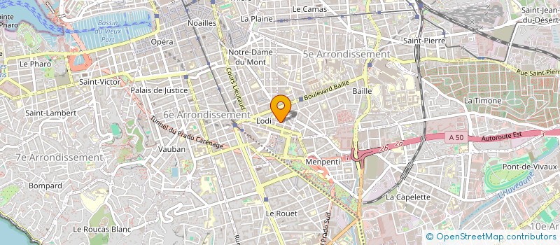 localisation de l'entreprise MONSIEUR WILLIAM DANTHONY  MARSEILLE