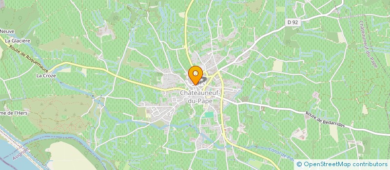 localisation de l'entreprise MONSIEUR WILLIAM DE COURTEN  CHATEAUNEUF-DU-PAPE