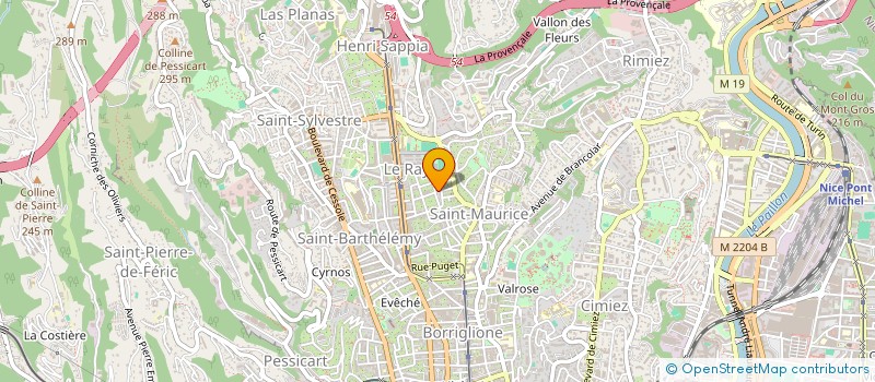 localisation de l'entreprise MONSIEUR WILLIAM DEDELLEY  NICE