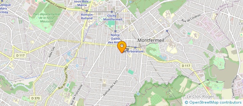 localisation de l'entreprise MONSIEUR WILLIAM DELABY à MONTFERMEIL