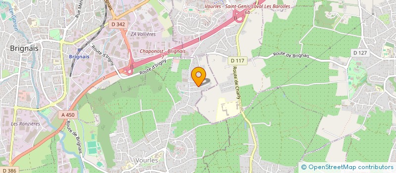 localisation de l'entreprise MONSIEUR WILLIAM DELEAGE  VOURLES