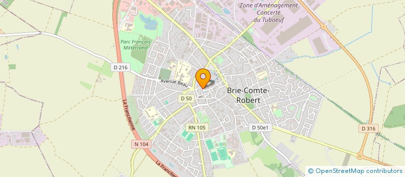 localisation de l'entreprise MONSIEUR WILLIAM DELESALLE  BRIE-COMTE-ROBERT