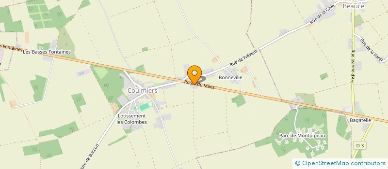 localisation de l'entreprise MONSIEUR WILLIAM DELPORTE à COULMIERS