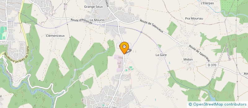 localisation de l'entreprise MONSIEUR WILLIAM DEMARS  VERNOSC-LES-ANNONAY