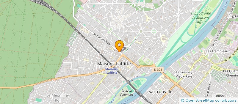 localisation de l'entreprise MONSIEUR WILLIAM DEMEESTER  MAISONS-LAFFITTE