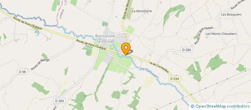 localisation de l'entreprise MONSIEUR WILLIAM DENEUVE  BONNEVILLE-LA-LOUVET