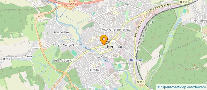 localisation de l'entreprise MONSIEUR WILLIAM DERIQUEHEM  SAULNOT