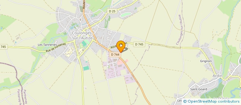 localisation de l'entreprise MONSIEUR WILLIAM DEROGY  COULONGES-SUR-L'AUTIZE