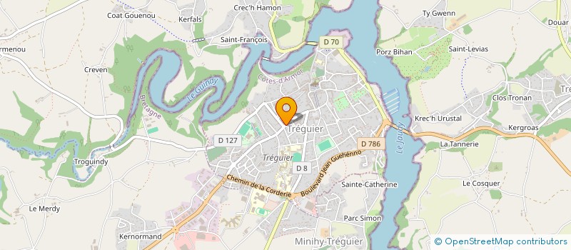 localisation de l'entreprise MONSIEUR WILLIAM DIF  TREGUIER