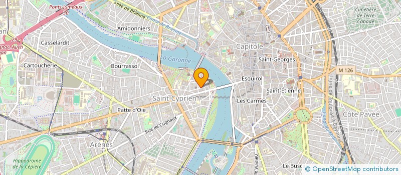 localisation de l'entreprise MONSIEUR WILLIAM DINTILLAC à TOULOUSE