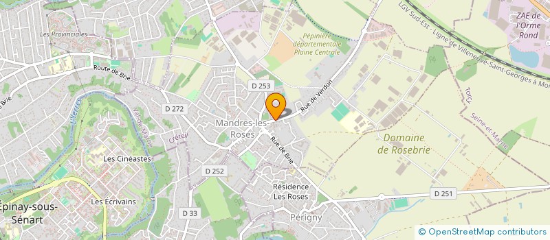 localisation de l'entreprise MONSIEUR WILLIAM DOUANT à MANDRES-LES-ROSES