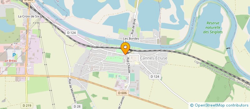 localisation de l'entreprise MONSIEUR WILLIAM DOUBLET  CANNES-ECLUSE