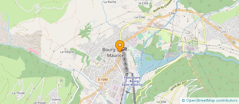 localisation de l'entreprise MONSIEUR WILLIAM DROUET  BOURG-SAINT-MAURICE