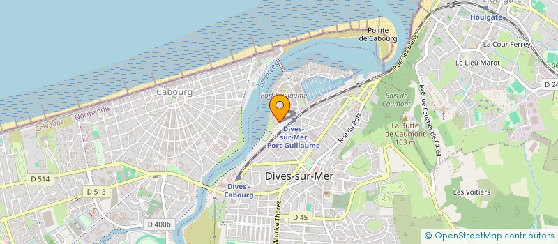 localisation de l'entreprise MONSIEUR WILLIAM DUBOIS  DIVES-SUR-MER