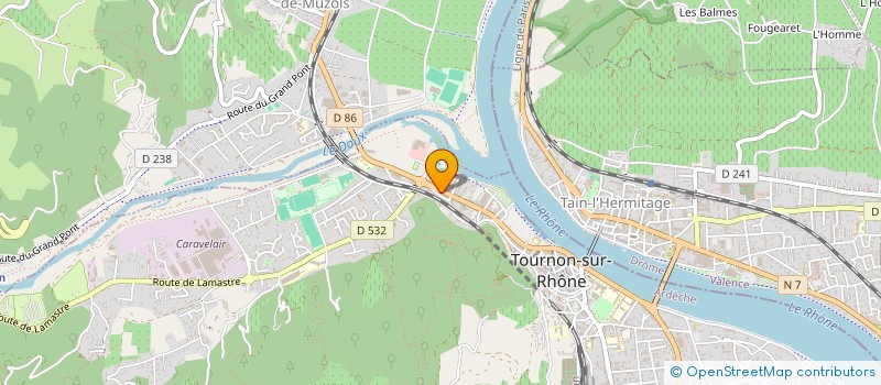 localisation de l'entreprise MONSIEUR WILLIAM DUCLOS à TOURNON-SUR-RHONE