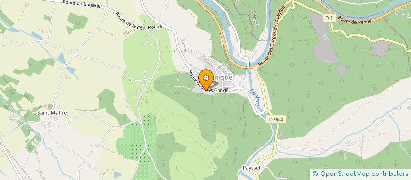 localisation de l'entreprise MONSIEUR WILLIAM DUFFAUT  BRUNIQUEL