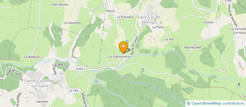 localisation de l'entreprise MONSIEUR WILLIAM DULLES  SAINT-CYR-DE-VALORGES