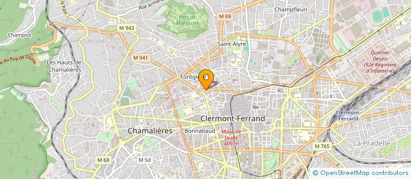 localisation de l'entreprise MONSIEUR WILLIAM DUMONT  CLERMONT-FERRAND