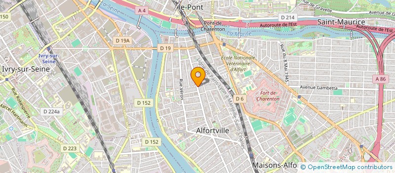 localisation de l'entreprise MONSIEUR WILLIAM DUPUY à ALFORTVILLE