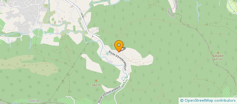 localisation de l'entreprise MONSIEUR WILLIAM DURAN  SALERNES