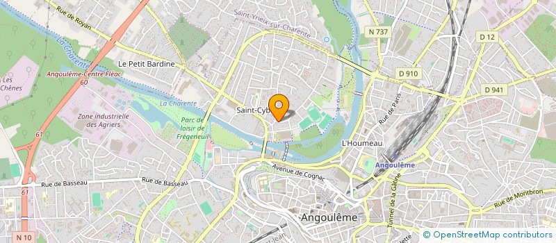 localisation de l'entreprise MONSIEUR WILLIAM DURANDET à ANGOULEME