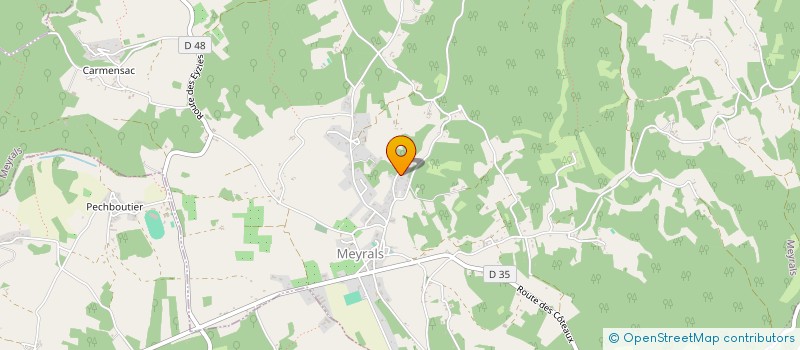 localisation de l'entreprise MONSIEUR WILLIAM DYER  MEYRALS