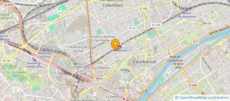 localisation de l'entreprise MONSIEUR WILLIAM ELBAZ à COURBEVOIE