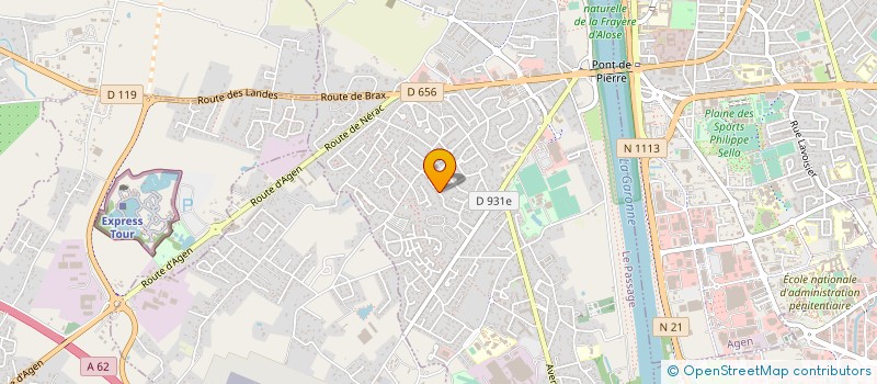 localisation de l'entreprise MONSIEUR WILLIAM FABRICE BRET  LE PASSAGE