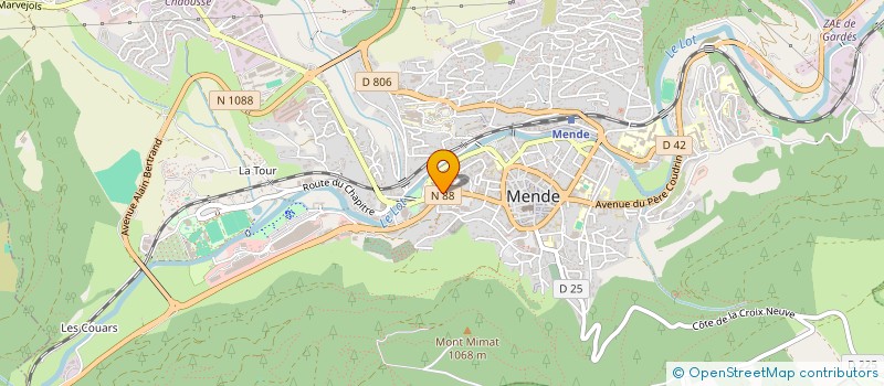 localisation de l'entreprise MONSIEUR WILLIAM FAGES  MENDE