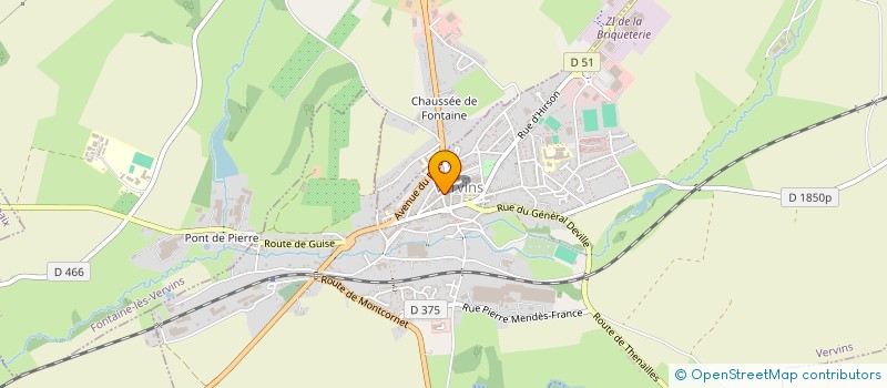 localisation de l'entreprise MONSIEUR WILLIAM FALCK  VERVINS