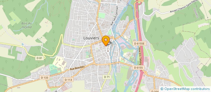 localisation de l'entreprise MONSIEUR WILLIAM FAUCHEUX à LOUVIERS