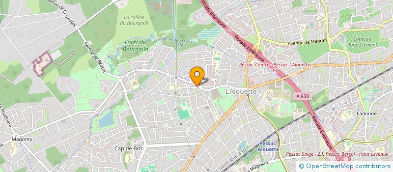 localisation de l'entreprise MONSIEUR WILLIAM FAUX  PESSAC