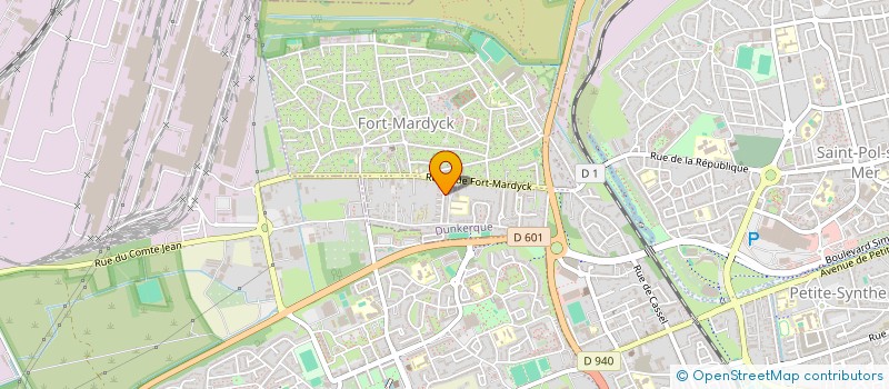 localisation de l'entreprise MONSIEUR WILLIAM FERMYN  DUNKERQUE