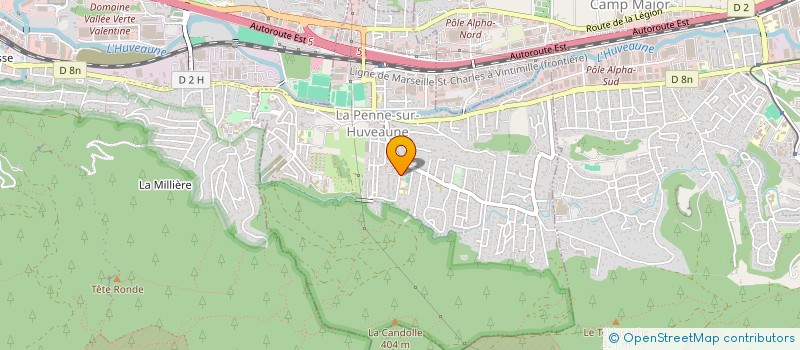 localisation de l'entreprise MONSIEUR WILLIAM FERRUCCI  LA PENNE-SUR-HUVEAUNE