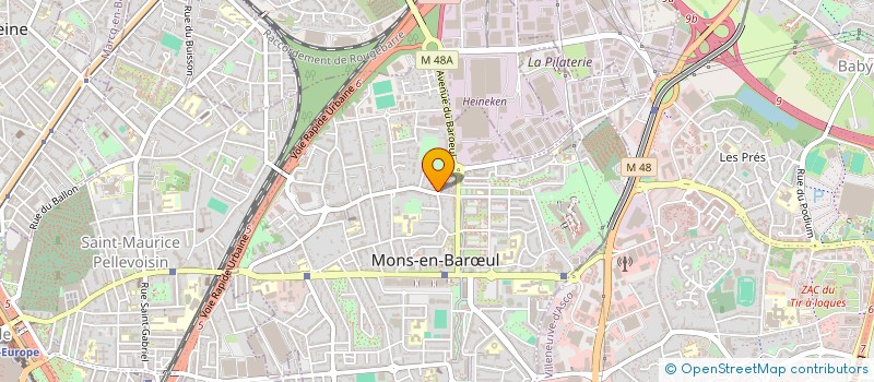 localisation de l'entreprise MONSIEUR WILLIAM FIEVET  MONS-EN-BARUL