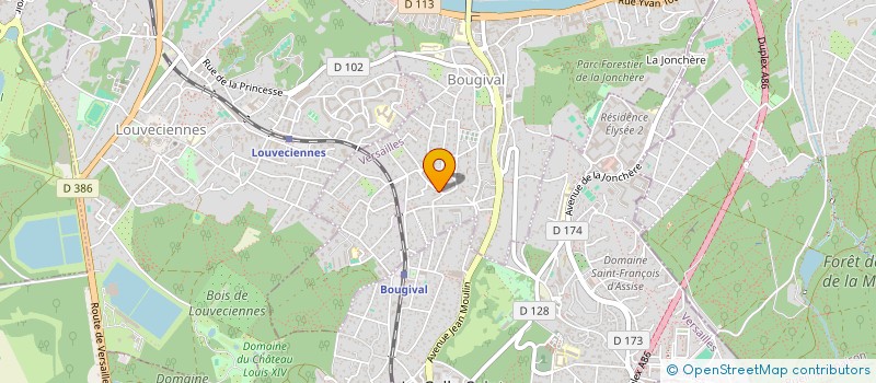 localisation de l'entreprise MONSIEUR WILLIAM FIGARET  BOUGIVAL