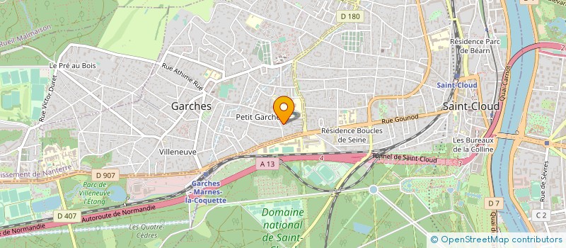 localisation de l'entreprise MONSIEUR WILLIAM FLEURVIL à GARCHES