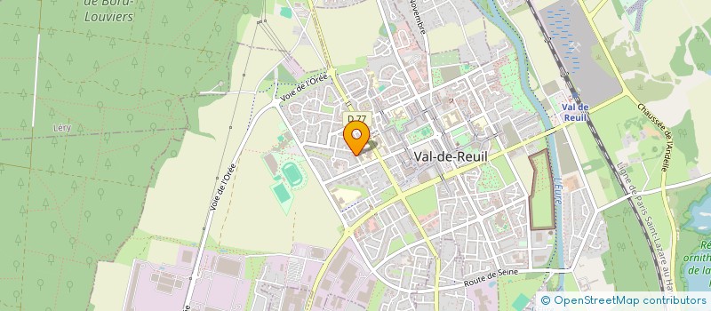 localisation de l'entreprise MONSIEUR WILLIAM FLIGNY  VAL-DE-REUIL