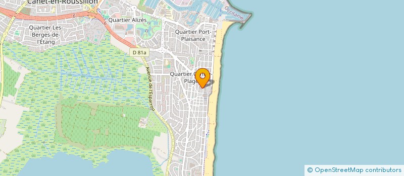 localisation de l'entreprise MONSIEUR WILLIAM FLORENZA  CANET EN ROUSSILLON