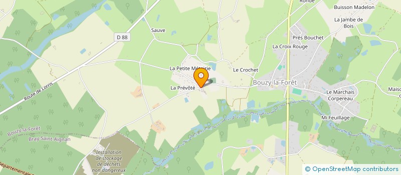 localisation de l'entreprise MONSIEUR WILLIAM FOIRY à BOUZY-LA-FORET