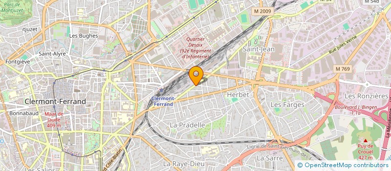 localisation de l'entreprise MONSIEUR WILLIAM FONTAINE  CLERMONT-FERRAND