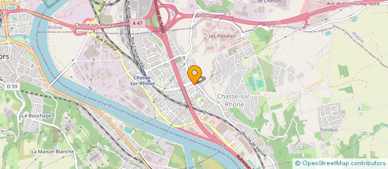 localisation de l'entreprise MONSIEUR WILLIAM FREYDURE  CHASSE-SUR-RHONE