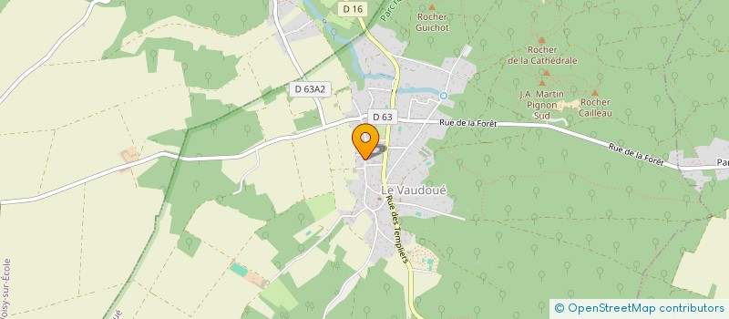 localisation de l'entreprise MONSIEUR WILLIAM GABILLOT  LE VAUDOUE