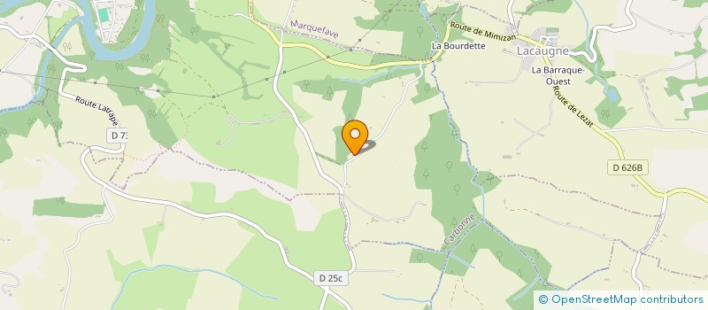 localisation de l'entreprise MONSIEUR WILLIAM GAMART  CARBONNE