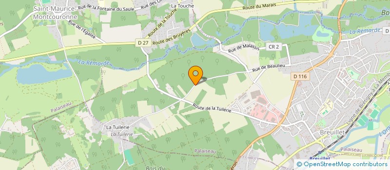 localisation de l'entreprise MONSIEUR WILLIAM GARAND  BREUILLET