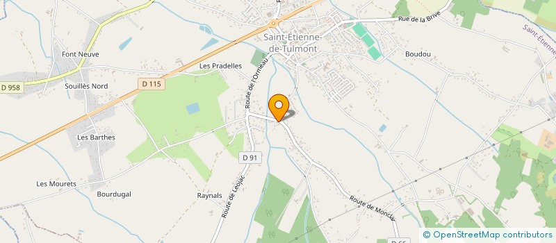 localisation de l'entreprise MONSIEUR WILLIAM GARCIA  SAINT-ETIENNE-DE-TULMONT